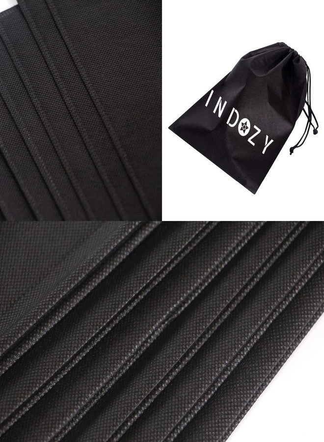 INDOZY Non Woven Travel Shoe Cover, String Bag Organizer for Shoes (IND-SB-BLP12) - Image 5